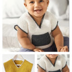 Easy Baby Vest Free Knitting Pattern