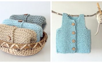 Easy Baby Vest Free Knitting Pattern