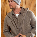 Hooded Cardigan Free Knitting Pattern