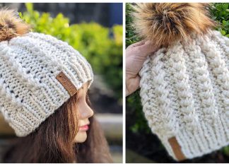 Spikelet Bulky Hat Free Knitting Pattern