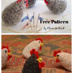 3 French Hens Free Knitting Pattern