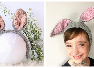 Bunny Ears Headband Free Knitting Pattern