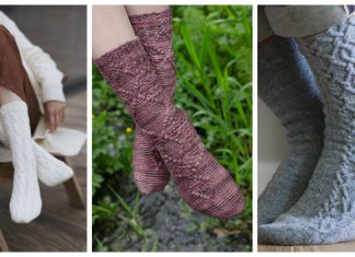 Cable Socks Free Knitting Patterns