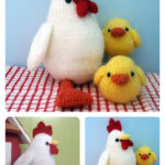 Chicken and Chicks Knitting Pattern