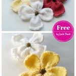 Dogwood Flowers Free Knitting Pattern