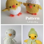 Easter Chick Toy Knitting Patterns