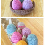Easter Eggs Free Knitting Pattern