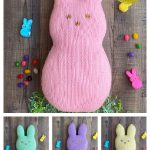 Marshmallow Easter Bunny Free Knitting Pattern