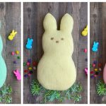 Marshmallow Easter Bunny Free Knitting Pattern