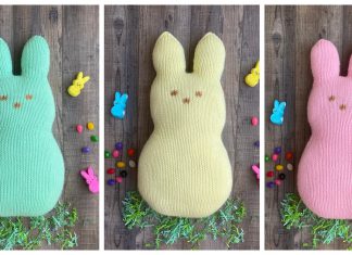 Marshmallow Easter Bunny Free Knitting Pattern