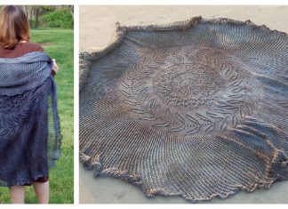 Shipwreck Circular Shawl Free Knitting Pattern