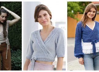 Wrap Top Free Knitting Patterns