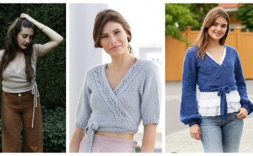 Wrap Top Free Knitting Patterns