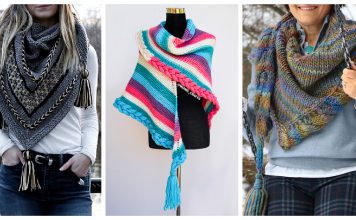 Braid Shawl Free Knitting Pattern