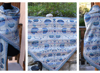 Chevrefeuille Triangle Shawl Free Knitting Pattern