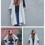 Cloaked in Clouds Poncho Free Knitting Pattern