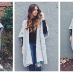 Cloaked in Clouds Poncho Free Knitting Pattern