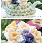 Flower Tea Cosy Free Knitting Pattern