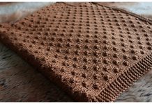 Knot Stitch Baby Blanket Free Knitting Pattern