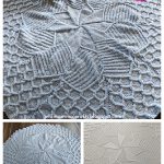 May Flowers Baby Blanket Free Knitting Pattern