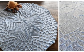 May Flowers Baby Blanket Free Knitting Pattern