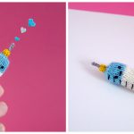 Syringe Amigurumi Free Knitting Pattern