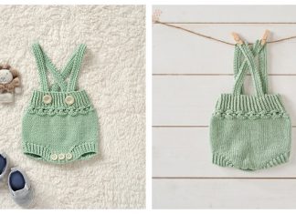 Baby Romper Free Knitting Pattern