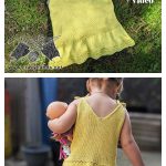 Baby Summer Top Free Knitting Pattern and Video Tutorial
