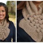 Basket Weave Cowl Free Knitting Pattern