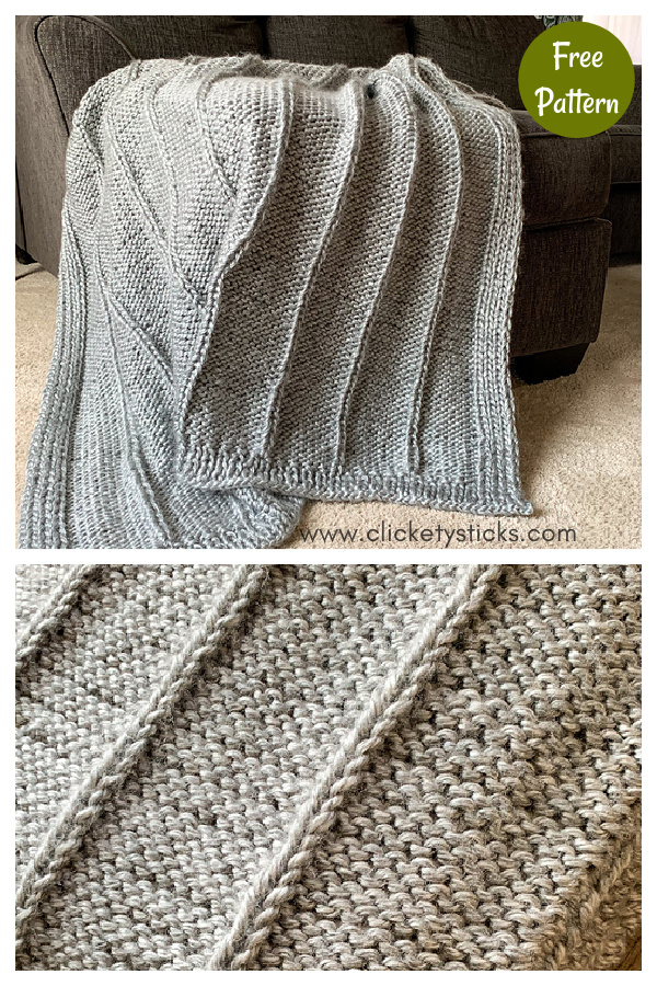 Bram's Blanket Free Knitting Pattern