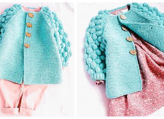 Bobble Baby Cardigan Knitting Pattern