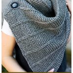 Cocoon Maxi Button Scarf Free Knitting Pattern