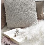 Don’t Leaf Me Behind Pillow Free Knitting Pattern