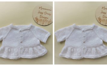 Eliza Baby Cardigan Free Knitting Pattern