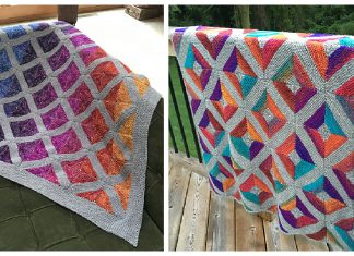 Pathways Blanket Free Knitting Pattern