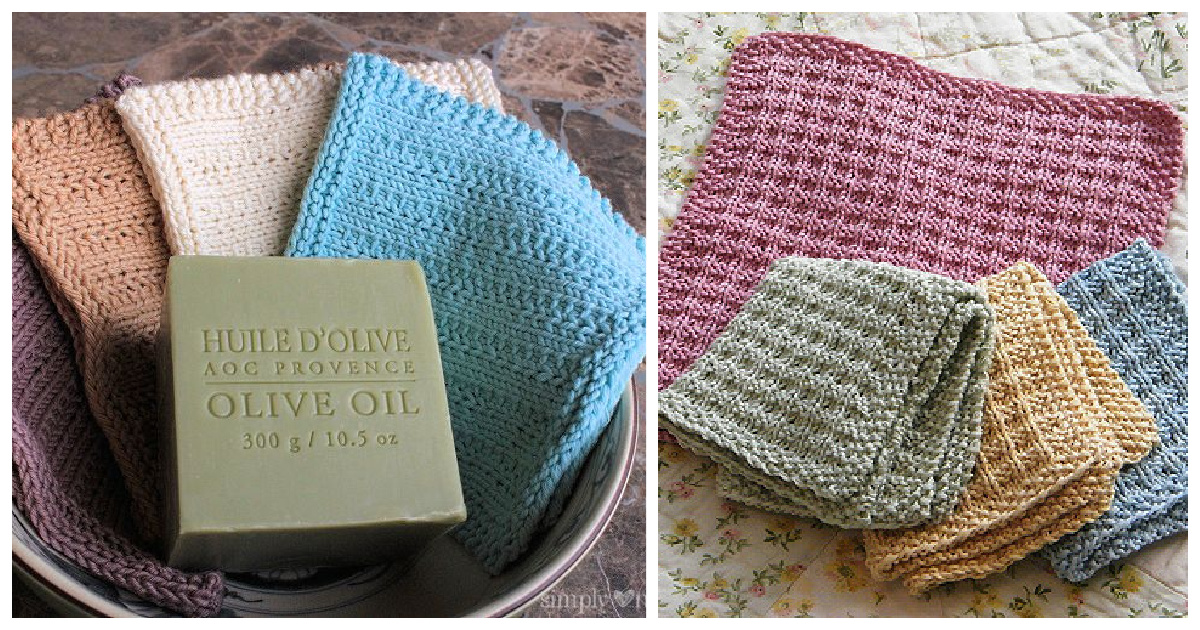 Mothers Day Spa Cloths Free Knitting Pattern