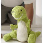 T-Rex Toy Free Knitting Pattern