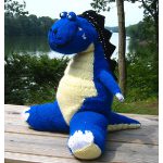 T-Rex Toy Free Knitting Pattern