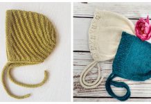 Baby Bonnet Free Knitting Patterns