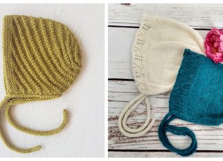 Baby Bonnet Free Knitting Patterns