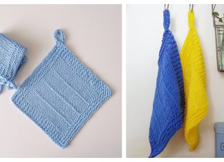 Breeze Washcloth Free Knitting Pattern