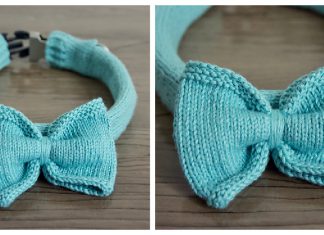 Dog Collar Cover Free Knitting Pattern