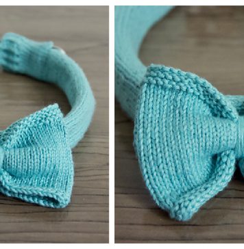 Dog Collar Cover Free Knitting Pattern