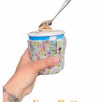 Ice Cream Pint Cozy Free Knitting Pattern