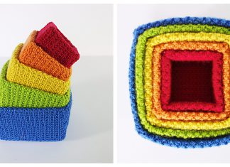 Square Nesting Boxes Free Knitting Pattern