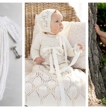 10+ Christening Gown Free Knitting Pattern