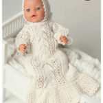 BabyBorn Christening Gown Free Knitting Pattern