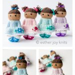Flower Girls Doll Free Knitting Pattern