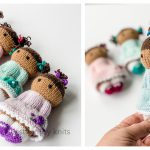 Flower Girls Doll Free Knitting Pattern