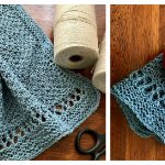 Moss Stitch Cloth Free Knitting Pattern